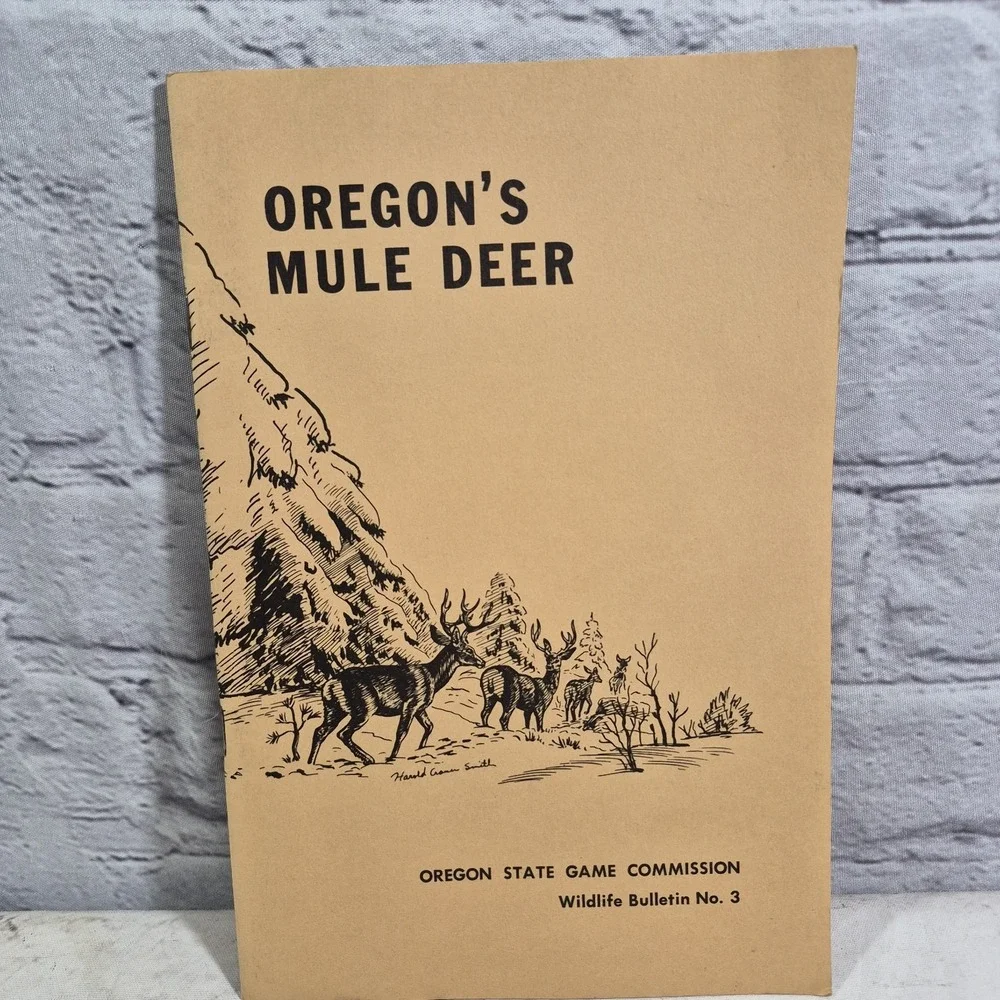 Oregon State Game Commission Wildlife Bulletin Booklets Lot Of 4 Vintage 70's